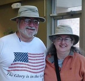 My workgroup at FedEx gave us these outstanding insect repellant Tilley hats!